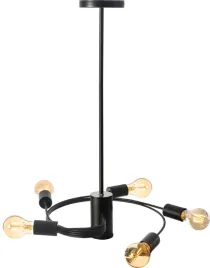 lampa-sufitowa-wiszaca-zyrandol-loft-czarna-5xe27