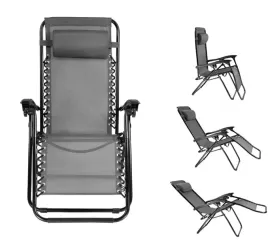lezak-ogrodowy-plazowy-fotel-skladany-z-zaglowkiem-szary-bauerkraft
