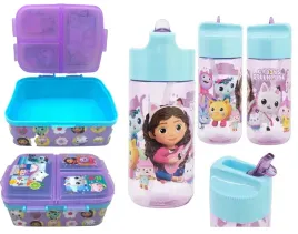 bidon-tritan-sniadaniowka-xl-koci-domek-gabi-z-przegrodami-gabby