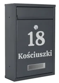 skrzynka-pocztowa-na-listy-poczte-z-numerem-domu-nazwa-ulicy-napis-antracyt
