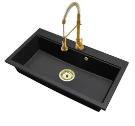 kuchenny-zlewozmywak-granitowy-jednokomorowy-elite-90-bateria-syfon-zloto