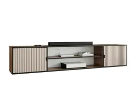 szafka-rtv-veli-4-dab-craft-kaszmir-ryflowany-z-polka-uchwyt-cz-otwarta