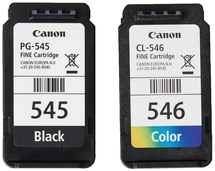 Tusze Canon PG545 CL546 zestaw czarny + trójkolorowy