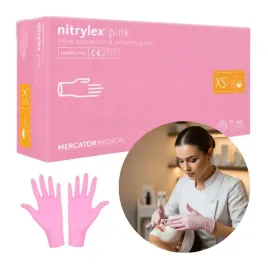 nitrylex-pink-100-szt-rekawice-diagnostyczne-ochronne-bezpudrowe-rozowe-xs