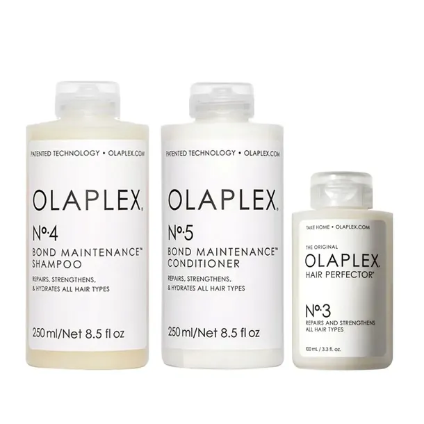 Olaplex No.4 szampon 250 ml + No.5 odżywka 250 ml + No.3 kuracja 100 ml