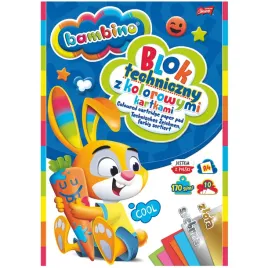 blok-techniczny-z-kolorowymi-kartkami-bambino-a4-10-kartek-zlota-srebrna