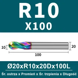 frez-kulowy-2-ostrzowy-vhm-z-powloka-dlc-rozmiar-o20-0xr10x20dx100l