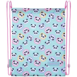 worek-szkolny-dzieciecy-na-obuwie-buty-kapcie-stoj-wf-astrabag-minty-pandas