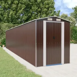 vidaxl-szopa-ogrodowa-ciemny-braz-192x938x223cm-stal-galwanizowana