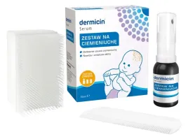 dermicin-zestaw-na-ciemieniuche-30-ml-aerozol-grzebyk-szczotka