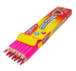inspiria-kredka-trojkatna-olowkowa-jumbo-opakowanie-12-sztuk-kolor-rozowy