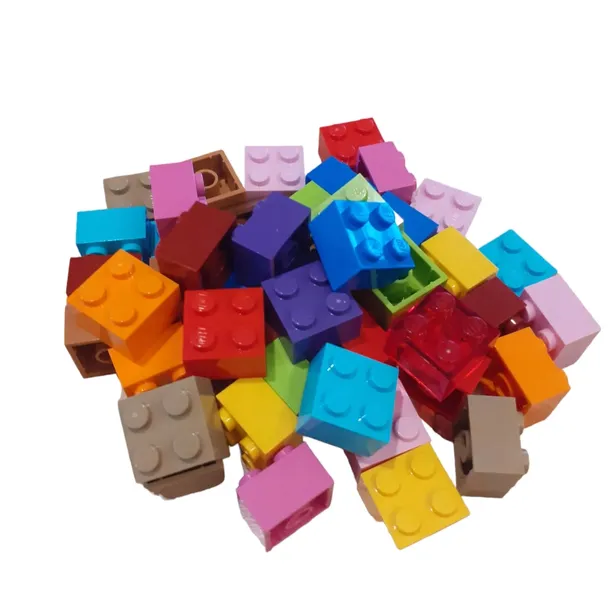 Lego Brick 2x2 Klocek Cegiełka Mix Kolor Classic 100 szt