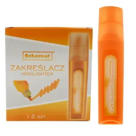 zakreslacz-podkreslacz-pisak-mazak-marker-schemat-intensywny-pomaranczowy