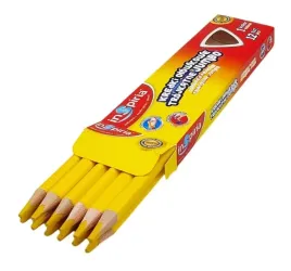 inspiria-kredka-trojkatna-olowkowa-jumbo-opakowanie-12-sztuk-kolor-zolty