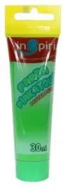inspiria-farba-plakatowa-w-tubie-30ml-zielona-intensywna-szkolna-wydajna
