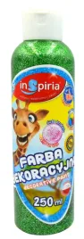 inspiria-farba-dekoracyjna-butelka-250-ml-brokat-zielona-dla-dzieci-szkolna