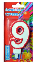 swieczka-urodzinowa-ozdoba-na-tort-ciasto-cyfra-cyferka-9-czerwona-obwodka