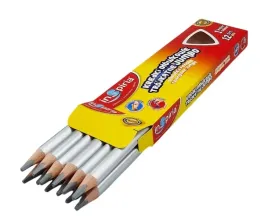 inspiria-kredka-trojkatna-olowkowa-jumbo-opakowanie-12-sztuk-kolor-srebrny