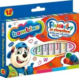 flamastry-pisaki-mazaki-ze-stempelkami-bambino-12-intensywnych-kolorow