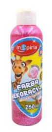 inspiria-farba-dekoracyjna-butelka-250-ml-brokat-rozowa-ozdobna-dla-dzieci