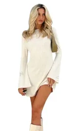 forever-21-sukienka-kremowa-z-dlugim-rekawem-casual-40-42-1ek