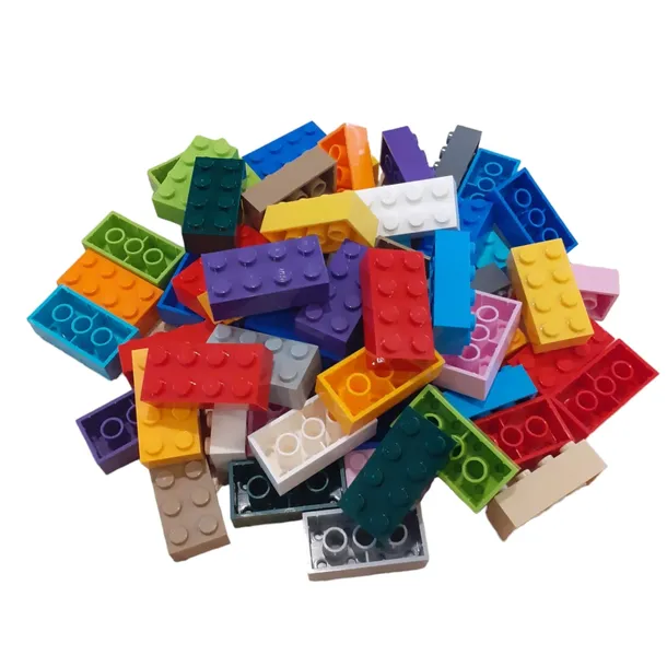 Lego Brick 2x4 Klocek Cegiełka Mix Kolor Classic 100 szt