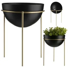 zloty-stojak-na-kwiaty-z-czarna-oslonka-na-rosliny-metalowy-25-cm-loft