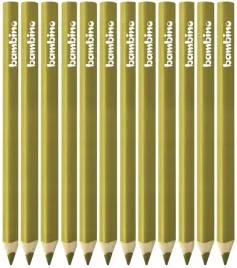 kredki-trojkatne-bambino-w-oprawie-drewnianej-kolor-zloty-12-sztuk-grube