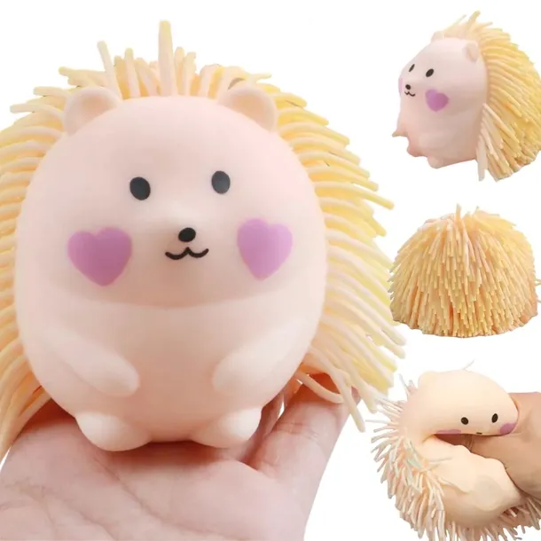 DUŻY GNIOTEK GUMOWY JEŻYK JEŻ DO ROZCIĄGNANIA ZGNIATANIA ZABAWKA Squishy
