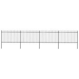 vidaxl-ogrodzenie-z-pretow-z-grotami-stalowe-68-x-12-m-czarne