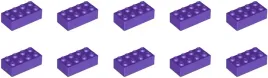 lego-3001-brick-cegielka-2x4-fioletowy-purple-10-szt