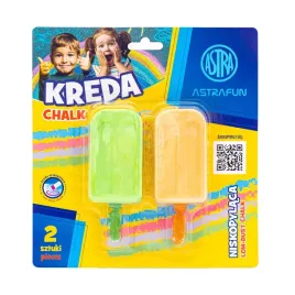 kreda-lody-astra-fun-2-sztuki-zielona-zota-niepylaca-szkolna-chodnikowa