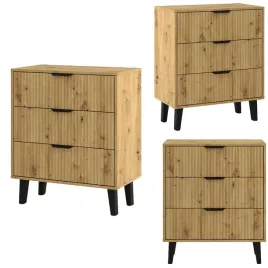 komoda-z-szufladami-bez-uchwytow-nowoczesna-dab-artisan-bialy-borg-duo-3s