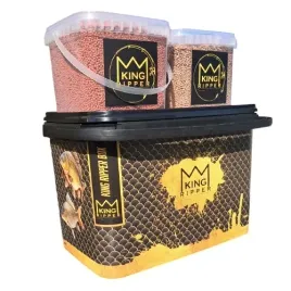 pellet-2mm-na-ryby-2x-750g-truskawka-orzech-tygrysi-wiadro-king-ripper