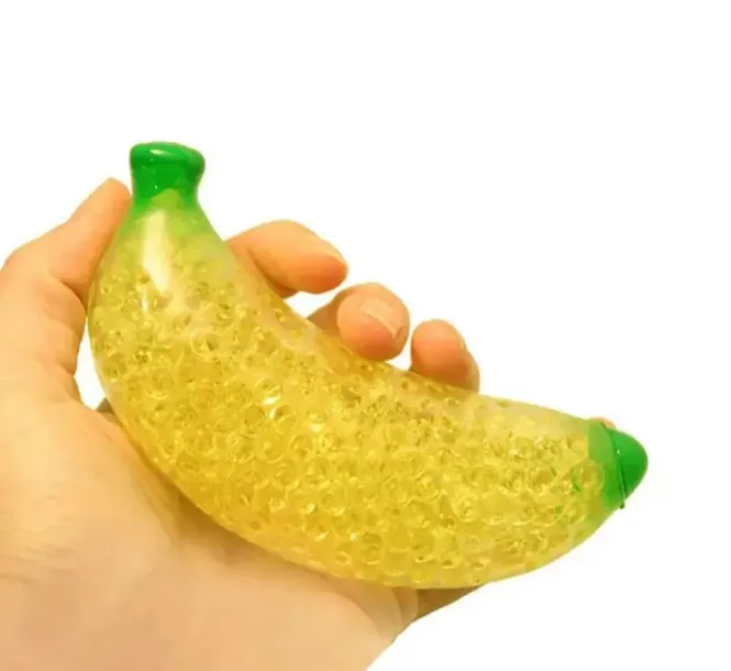 GNIOTEK SQUISHY BANAN ANTYSTRESOWY ŻELOWY ORBIS