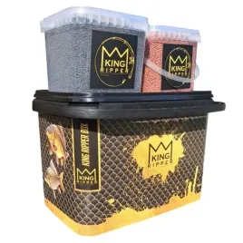pellet-2mm-na-ryby-2x-750g-halibut-truskawka-wiadro-king-ripper