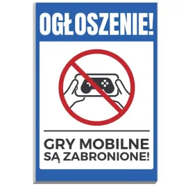 tabliczka-informacyjna-22x15-nadruk-ogloszenie-gry-mobilne-sa-zabronione
