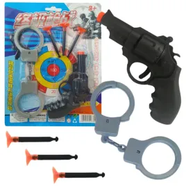 pistolet-dla-dzieci-zabawka-na-strzalki-kajdanki-z-kajdankami-policja