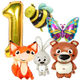 balony-lesne-zwierzatka-na-roczek-urodziny-zwierze