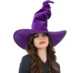 kapelusz-czarownicy-fioletowy-fiolet-wiedzma-czarodziej-dodatek-halloween