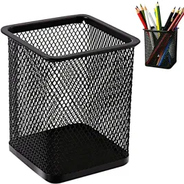 metalowy-kubek-organizer-na-dlugopisy-biurko-czarny-sitakowy-kwadratowy