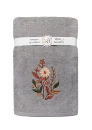 komplet-recznikow-frotte-maribella-3-szt-upominkowy-kwiatki-jasny-szary