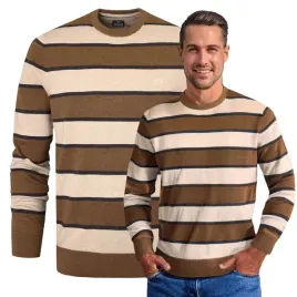 elegancki-sweter-meski-brazowo-bezowy-w-paski-bawelniany-3xl-pako-jeans