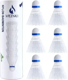 6x-nylonowe-lotki-do-badmintona-profesjonalne-piorowe-do-gry-zabawy-prezent