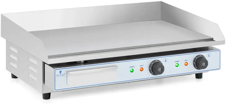 PŁYTA GRILLOWA Royal Catering RC-EG001 Podwójna Gładka 73x40 cm 4400 W