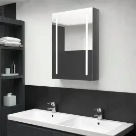 vidaxl-szafka-lazienkowa-z-lustrem-i-led-lsniaca-szarosc-50x13x70-cm