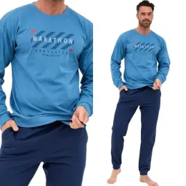 pizama-meska-cornette-322-marathon-xxl-52-granatowy