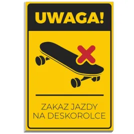 tabliczka-informacyjna-22x15-pcv-nadruk-uwaga-zakaz-jazdy-na-deskorolce