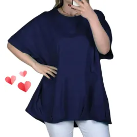 gladka-tunika-damska-plus-size-bawelna-codzienna-bombka-luzna-58-60-9xl