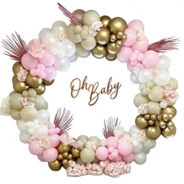 girlanda-balonowa-bezowo-rozowo-zlota-urodziny-roczek-chrzest-183-szt